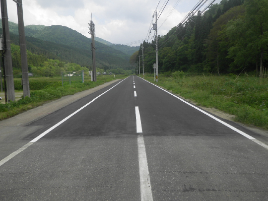 一般県道上百瀬島地線県単独道路維持修繕舗装補修工事